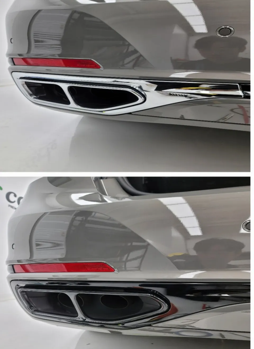 BMW 7 SeriesのPPF施工事例｜無光サテンとクローム除去 施工写真 1-2