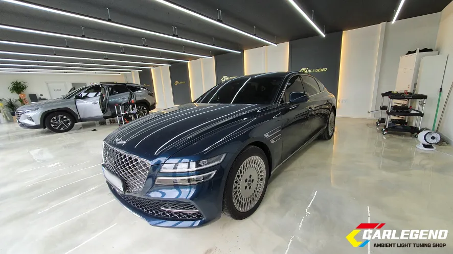 Genesis G80 Ambient Lighting Review: Custom Molded Interior LEDs photo 2