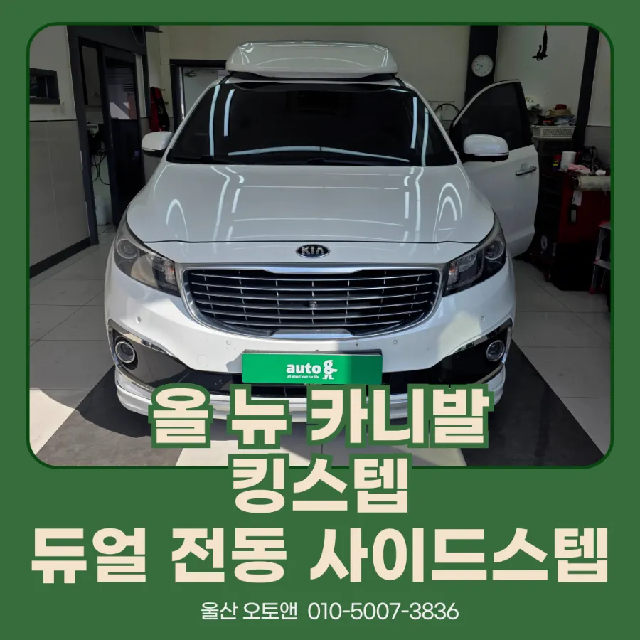 Kia Carnival body kit installation result