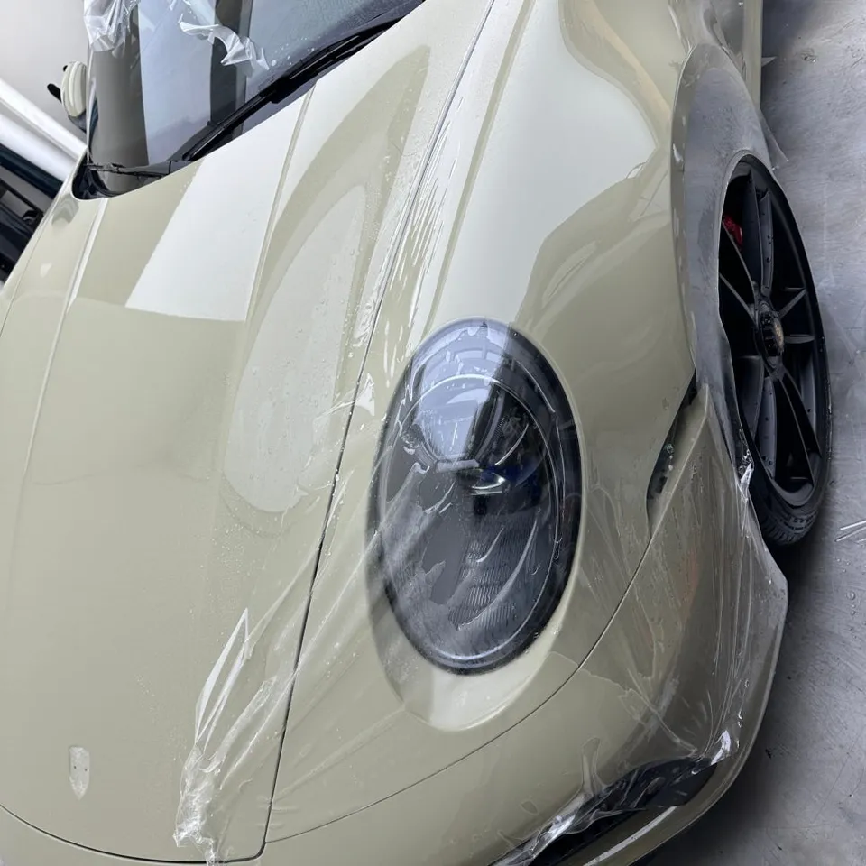 Porsche 911 TargaのPPF施工事例|費用目安と仕上がり 施工写真 3-2