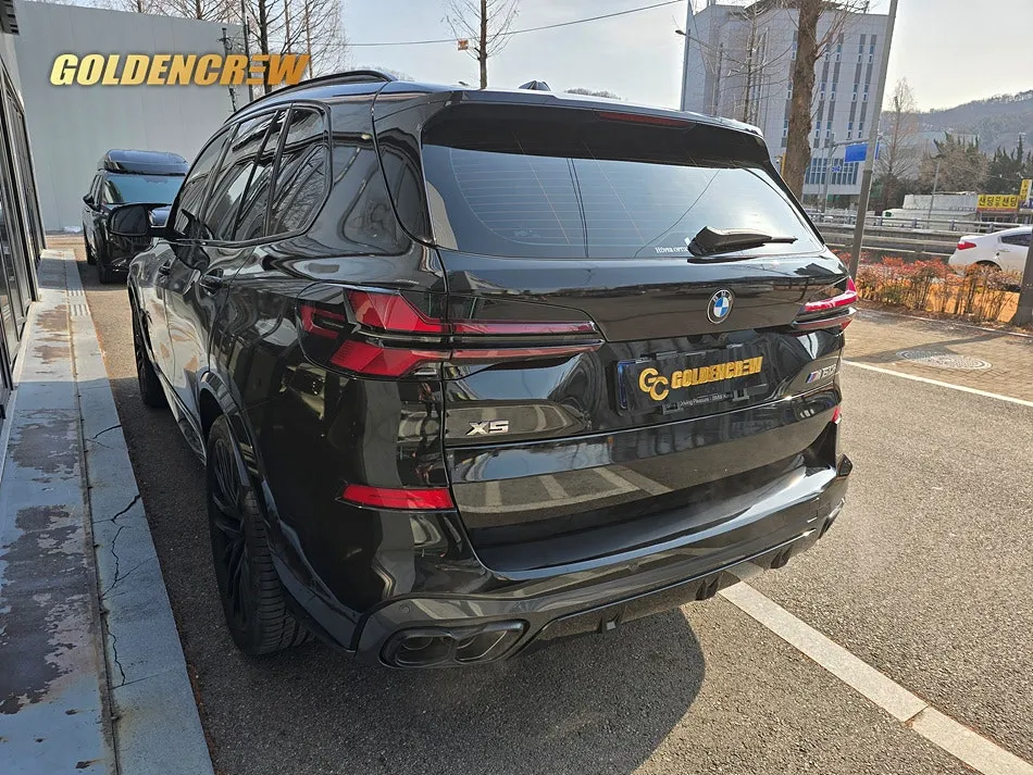 BMW X5のカーラッピング事例｜光沢ブラックへのカラーチェンジ 施工写真 2-2