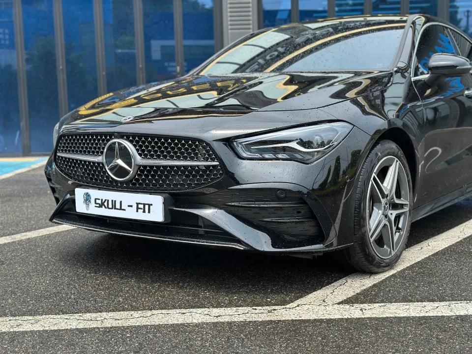 Mercedes-Benz CLAのPPF施工事例｜保険適用と仕上がり 施工写真 1-1