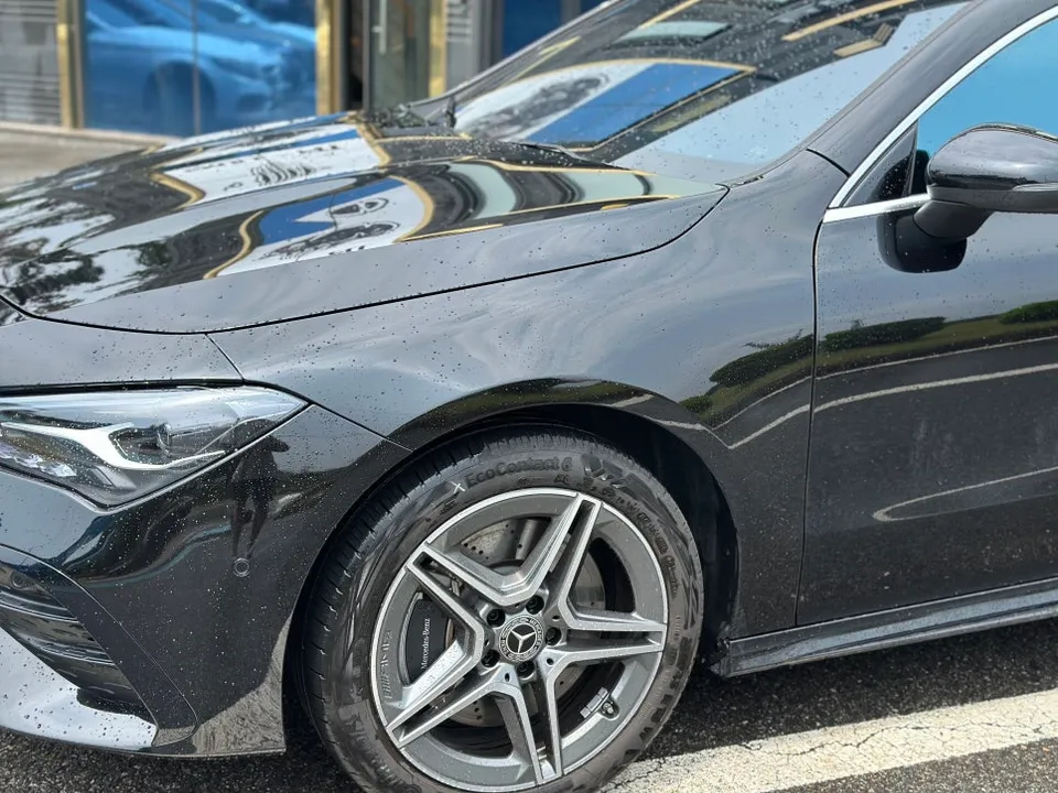 Mercedes-Benz CLAのPPF施工事例｜保険適用と仕上がり 施工写真 3-1