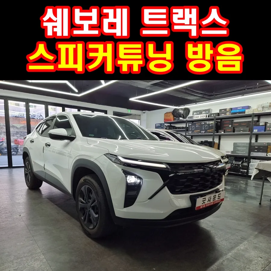 Chevrolet Trax Crossover car audio installation result
