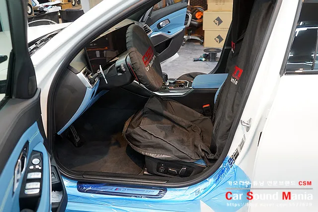 BMW M3のカーオーディオ施工事例 施工写真 1-2