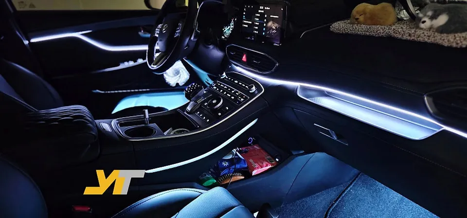 Hyundai Santa Fe TM ambient lighting - Hyundai Santa Fe TM Ambient Lighting Review — Cost & Results photo 3