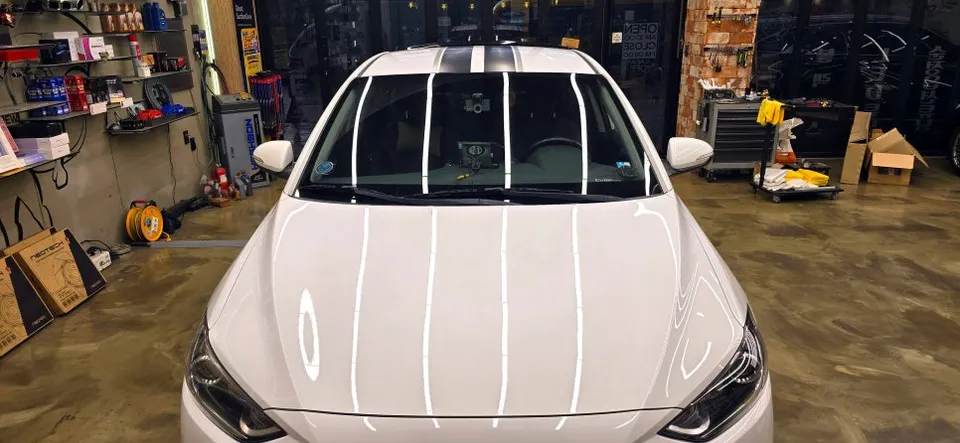 Hyundai Elantra ADのカーラッピング事例|費用目安・仕上がり 施工写真 1-2