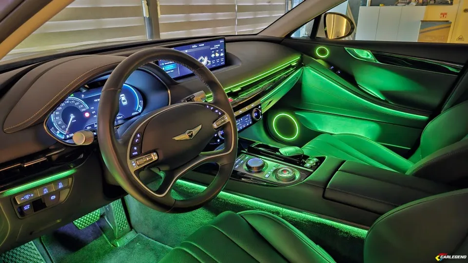 Genesis G80 ambient lighting - Genesis G80 Ambient Lighting Review: Cost & Results photo 4
