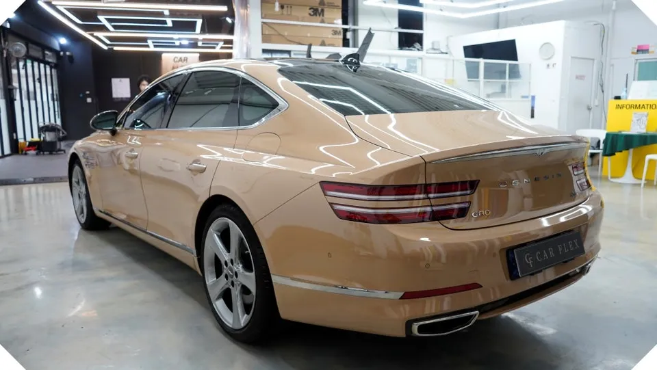 Genesis G80のPPF施工事例｜韓国での実例紹介 施工写真 2-1