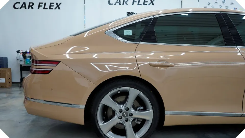 Genesis G80のPPF施工事例｜韓国での実例紹介 施工写真 3-1