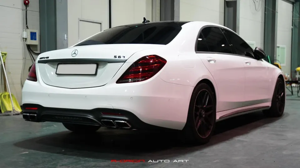 Mercedes-Benz S-Class W222 vinyl wrap - Mercedes-Benz S-Class W222 Vinyl Wrap Installation Review — Cost photo 4