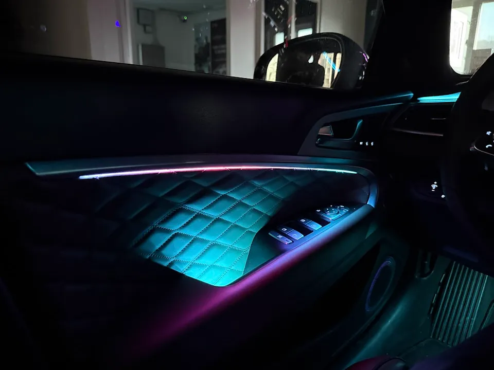 Genesis G70 ambient lighting - Genesis G70 Ambient Lighting Review: A New Interior Vibe photo 3