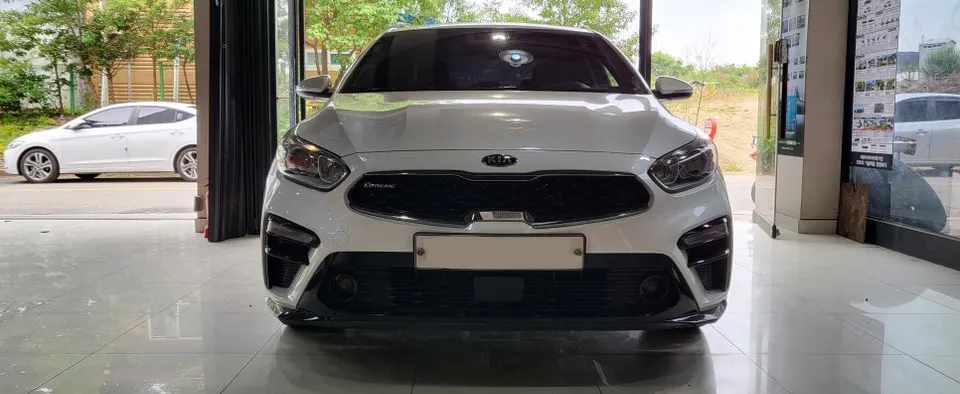 Kia K3 lighting upgrade installation result