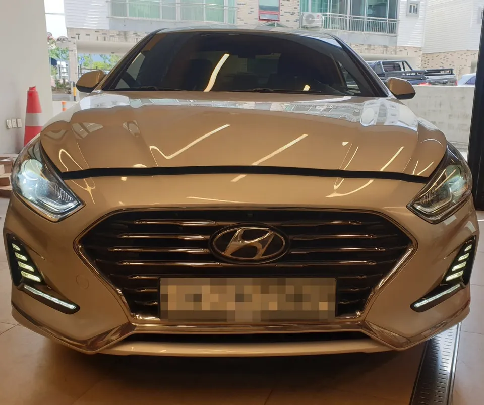 Hyundai Sonata New Rise lighting upgrade installation result