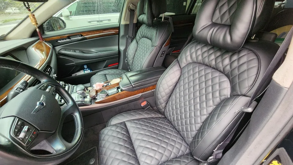 Genesis EQ900 seat ventilation installation result