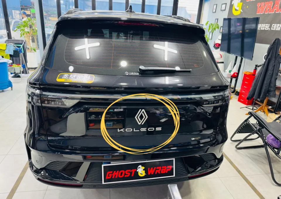 Renault KoleosのPPF施工事例 施工写真 4-1