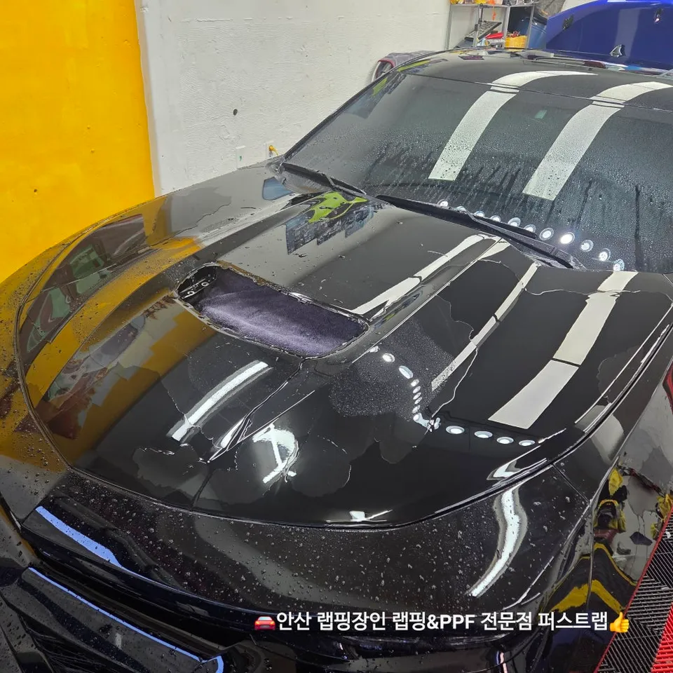 Chevrolet CamaroのPPF施工事例 施工写真 4-1