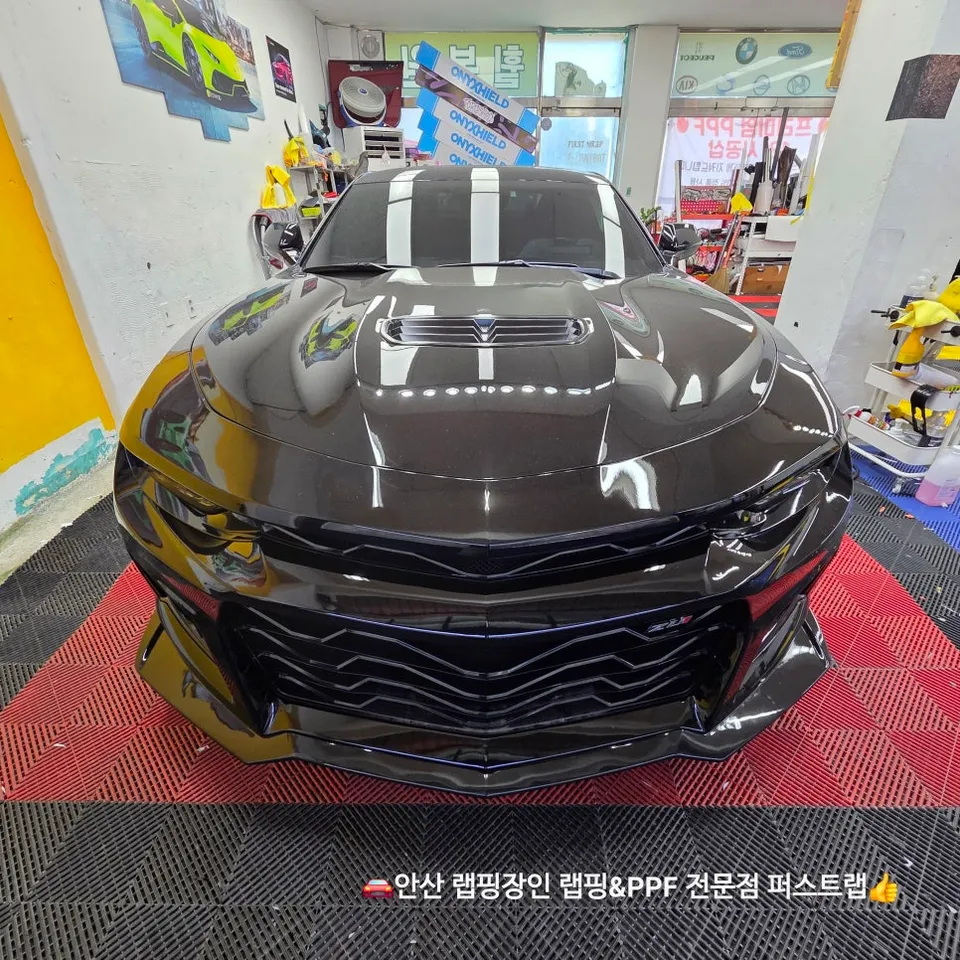 Chevrolet CamaroのPPF施工事例 施工写真 2-2