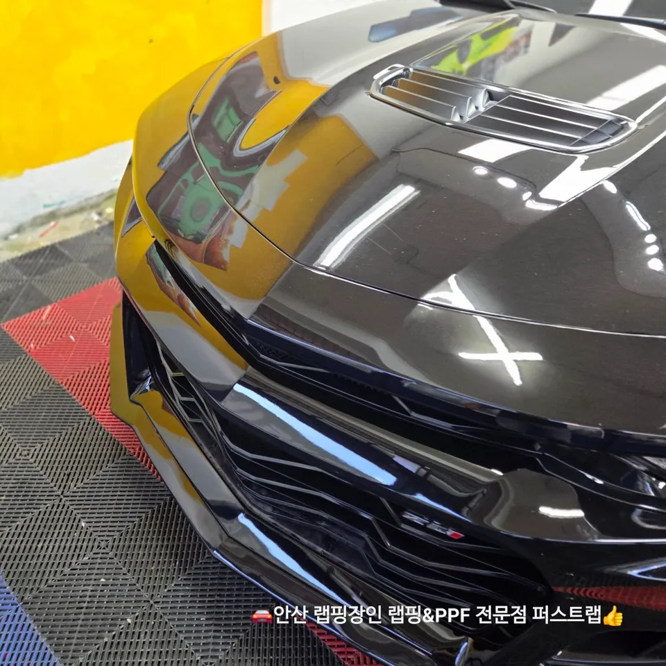 Chevrolet CamaroのPPF施工事例 施工写真 4-2