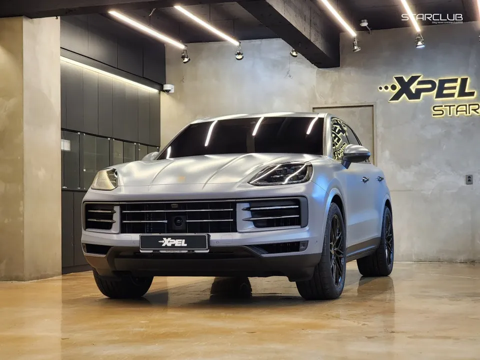 Porsche Cayenne new car package installation result