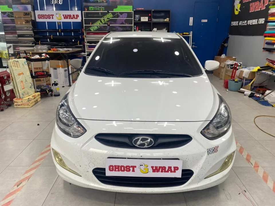 Hyundai Accent ppf installation result