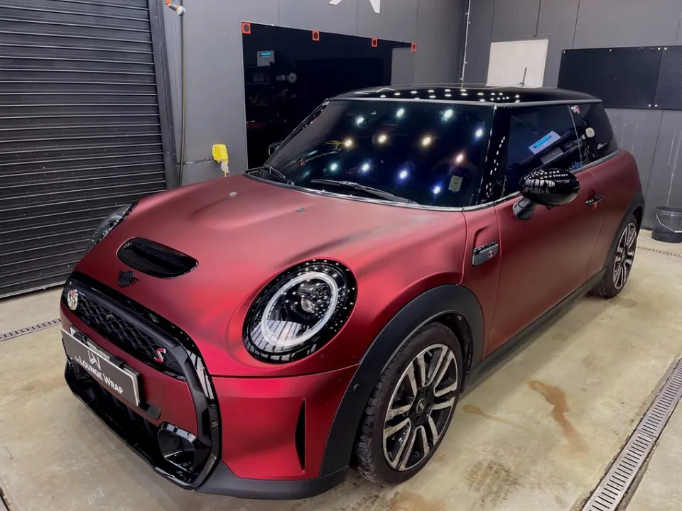 MINI Cooper Vinyl Wrap Review: Tinybot Genjutsu Red Transformatio