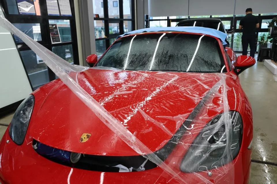 Porsche 718 BoxsterのPPF施工事例|費用目安・仕上がり 施工写真 2-1