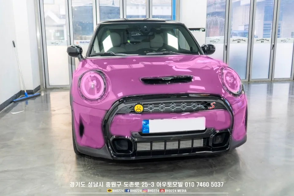 BMW MINI CooperのPPF施工事例|費用目安・仕上がり 施工写真 2-1