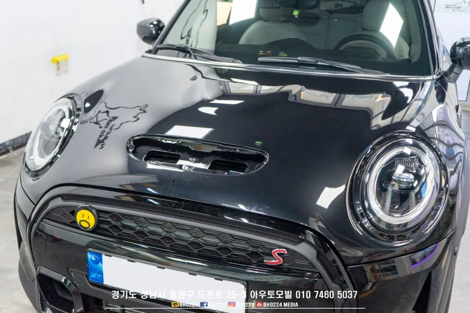 BMW MINI CooperのPPF施工事例|費用目安・仕上がり 施工写真 1-2