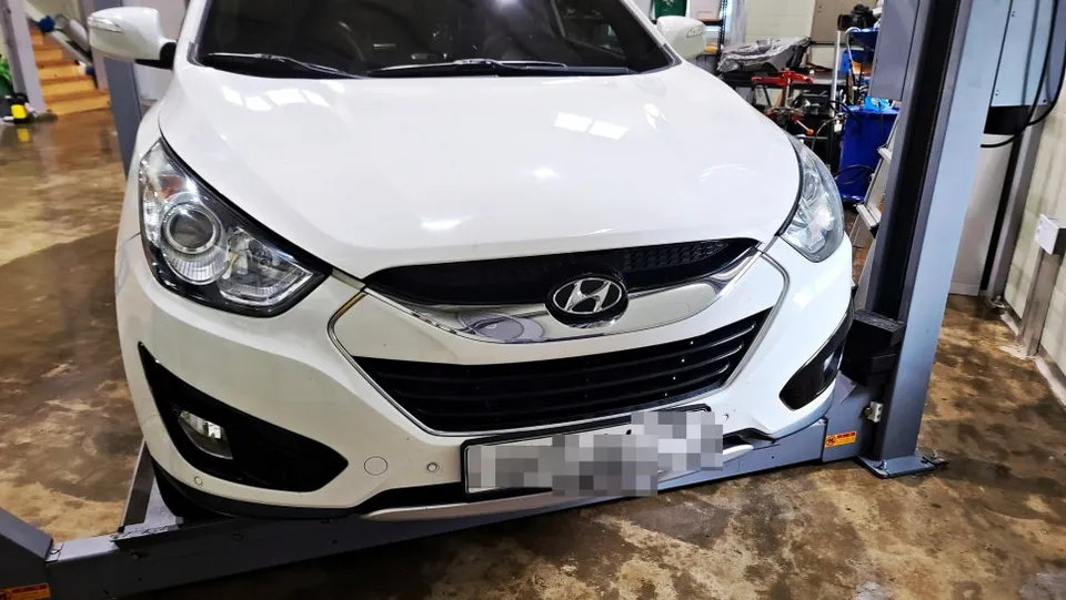Hyundai Tucson android head unit installation result