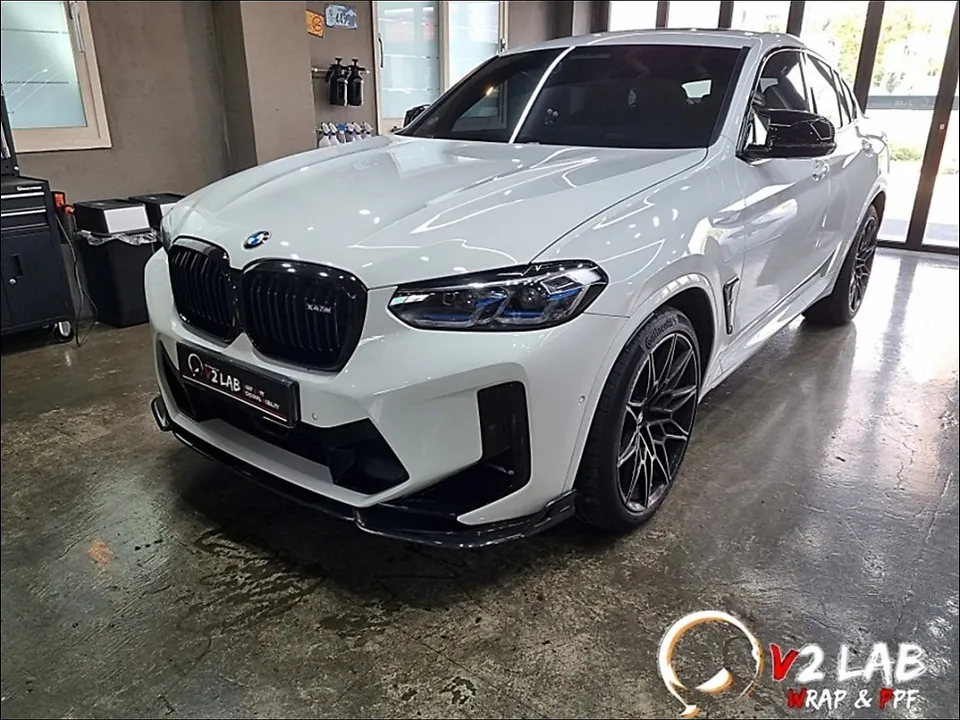 BMW X4 M vinyl wrap - BMW X4 M Vinyl Wrap Review — Satin Black Color Change photo 4