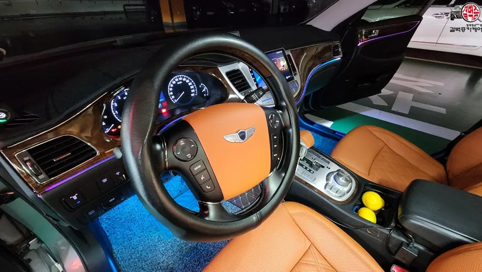 Genesis BH Interior Customization Review — Deep Orange Upgrade After