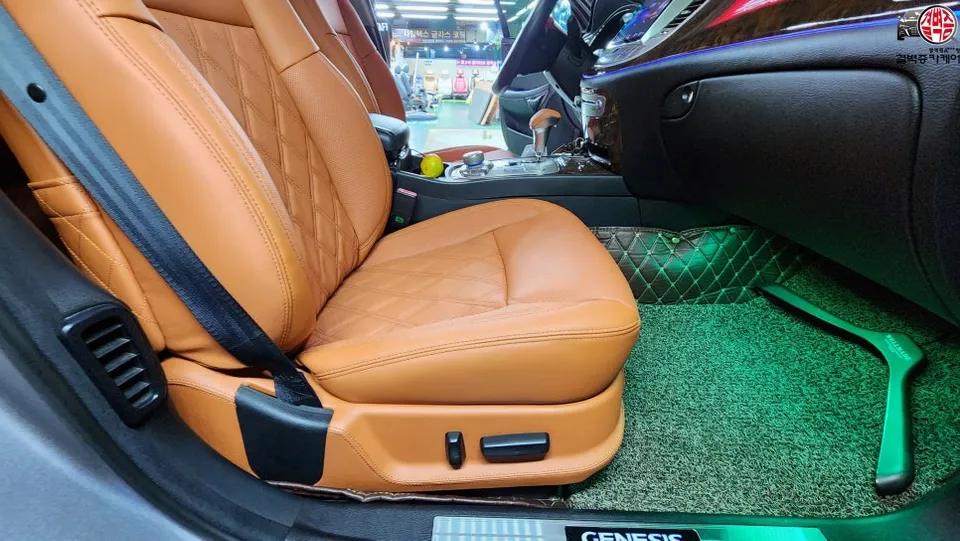 Genesis BH Interior Customization Review — Deep Orange Upgrade photo 17
