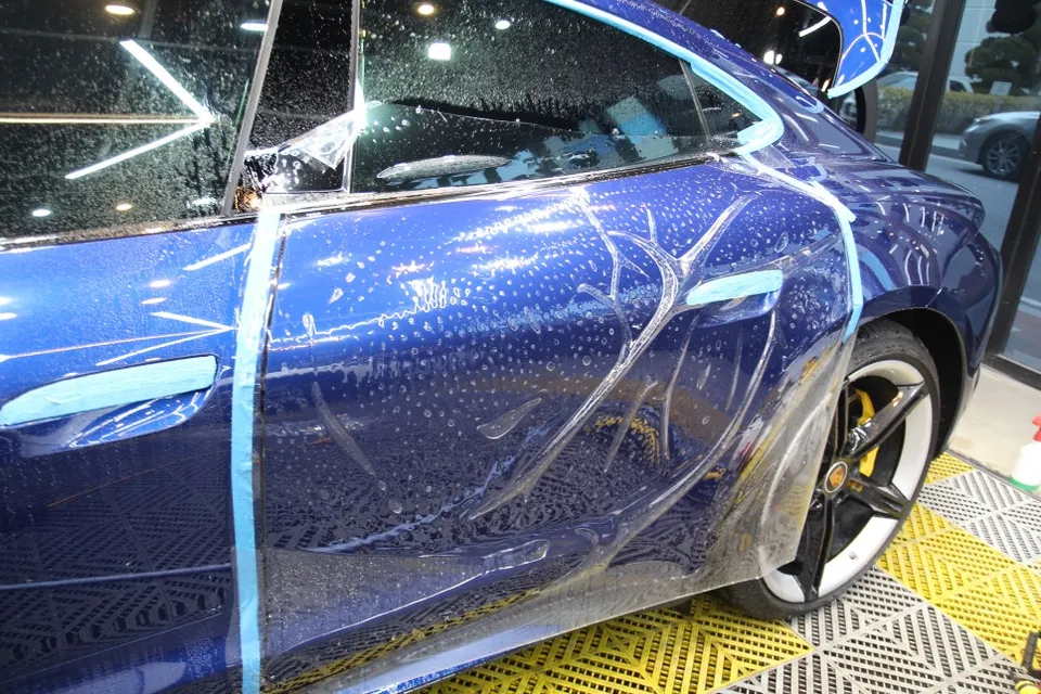 Porsche Taycan PPF施工事例|費用目安と仕上がり 施工写真 3-3