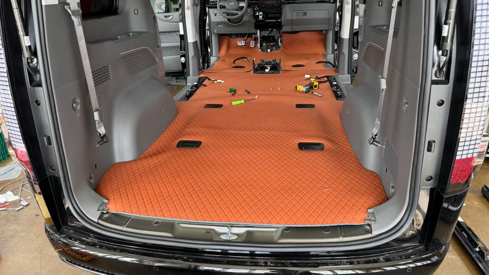 Hyundai Staria interior customization installation result