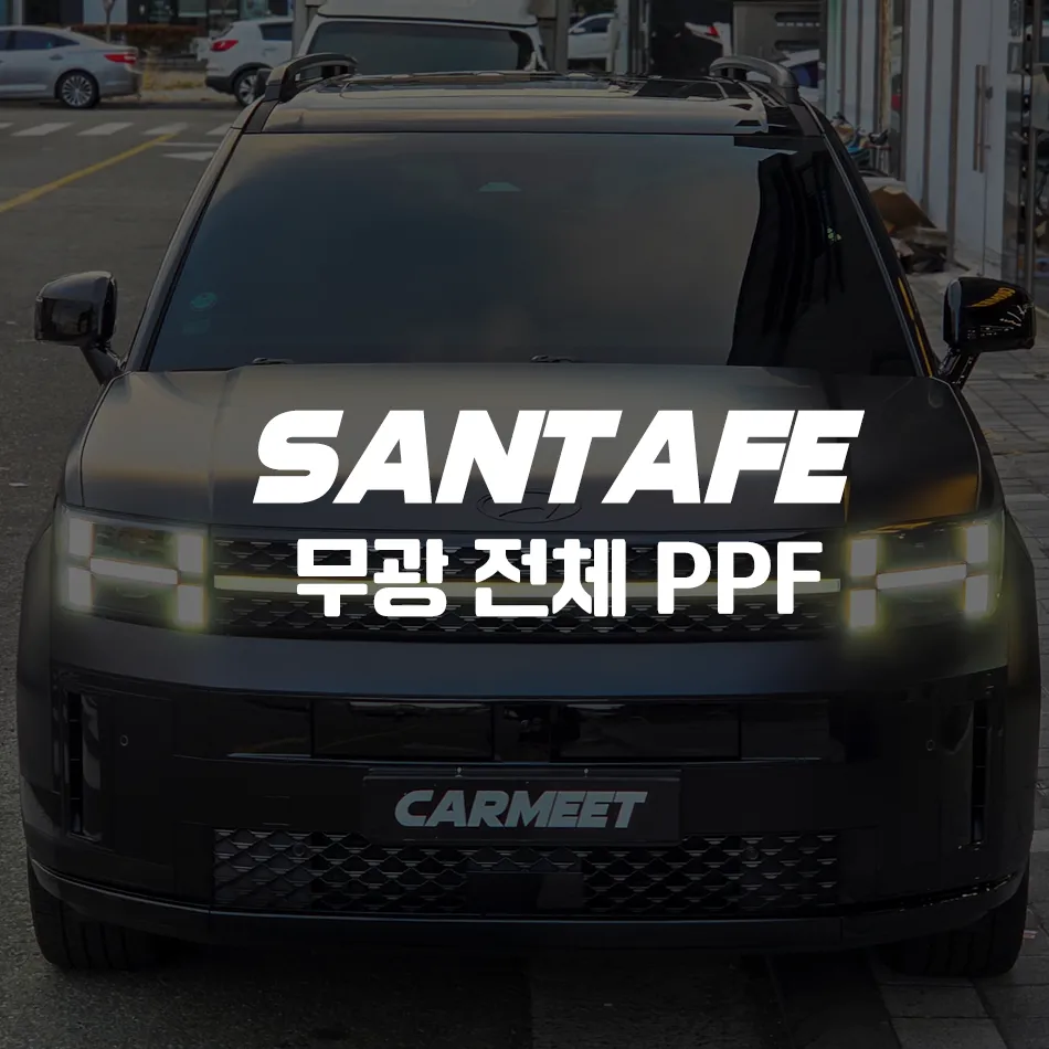 Hyundai Santa Fe MX5のPPF施工事例|無光フィルムで高級感UP 写真