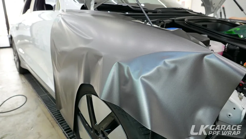 Hyundai IONIQ 6 Vinyl Wrap Review - Satin Dark Grey Upgrade photo 8