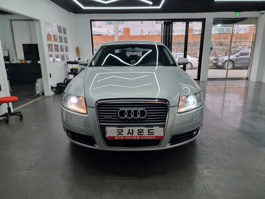 Audi A6 car audio installation result