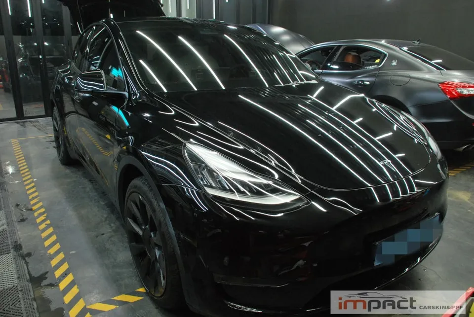 Tesla Model YのPPF施工事例｜韓国での実例 施工写真 1-1