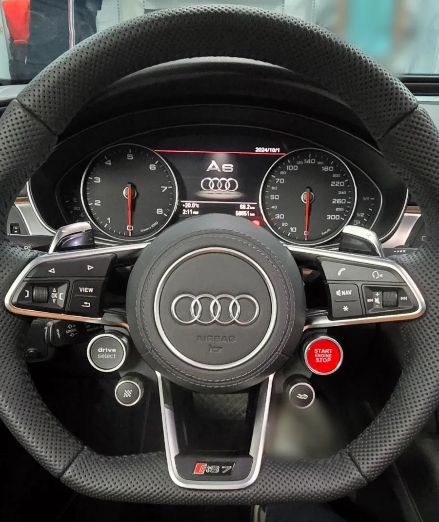 Audi A6 C7 steering wheel - Audi A6 C7 Steering Wheel Customization Review photo 3