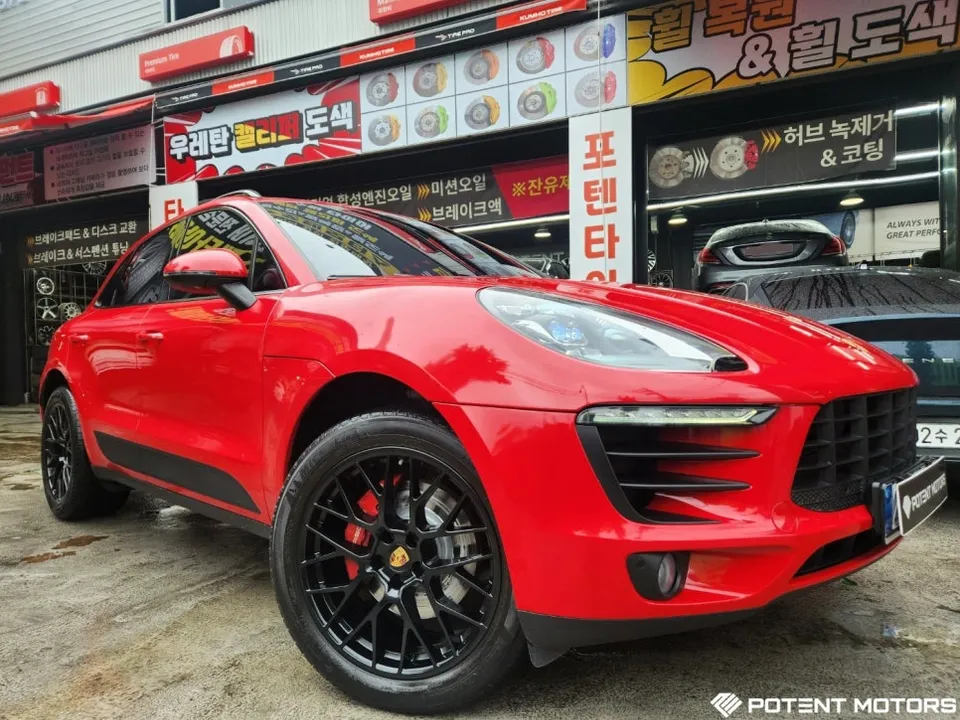 Porsche Macanのホイールリペア・塗装事例 施工写真 2-1