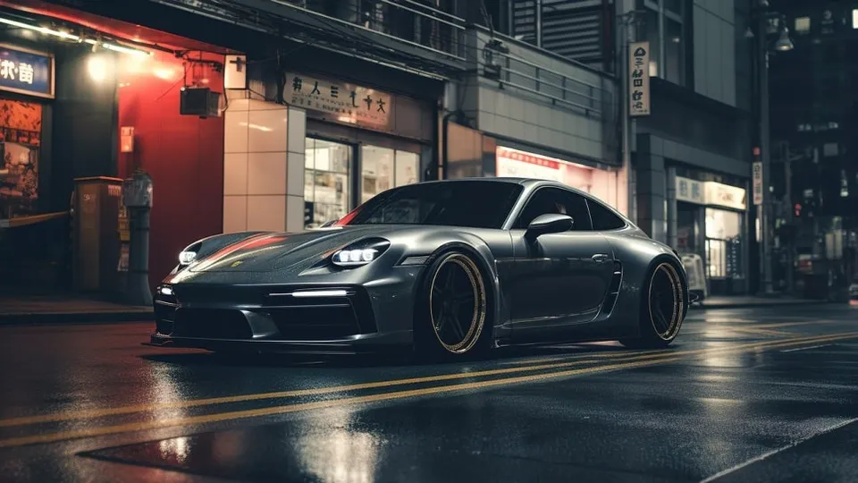 Porsche Macanのホイールリペア・塗装事例 施工写真 1-3