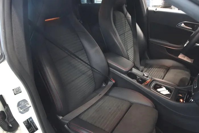 Mercedes-Benz CLA interior customization - Mercedes-Benz CLA Interior Customization: Red Seatbelt Upgrade Re photo 3