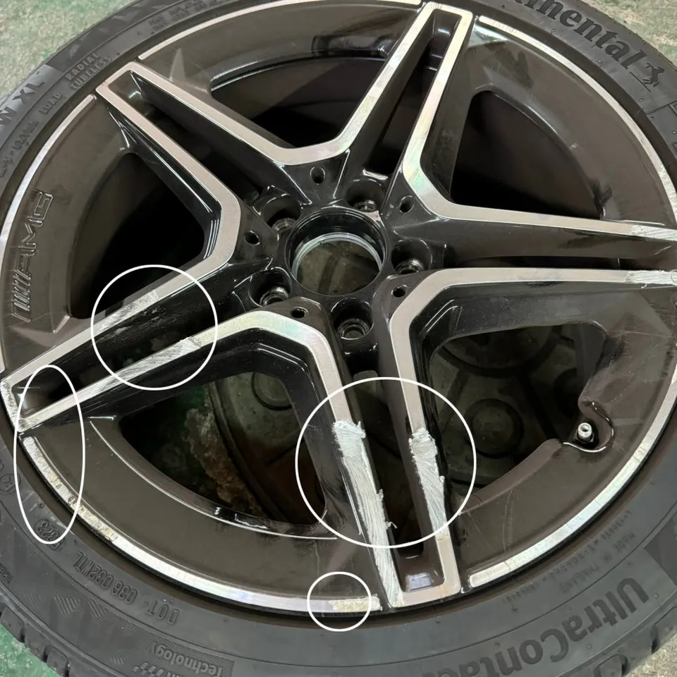 Mercedes-Benz CLA250 AMG wheel repair - Mercedes-Benz CLA250 AMG Wheel Repair Review — Same-Day Restorati photo 4