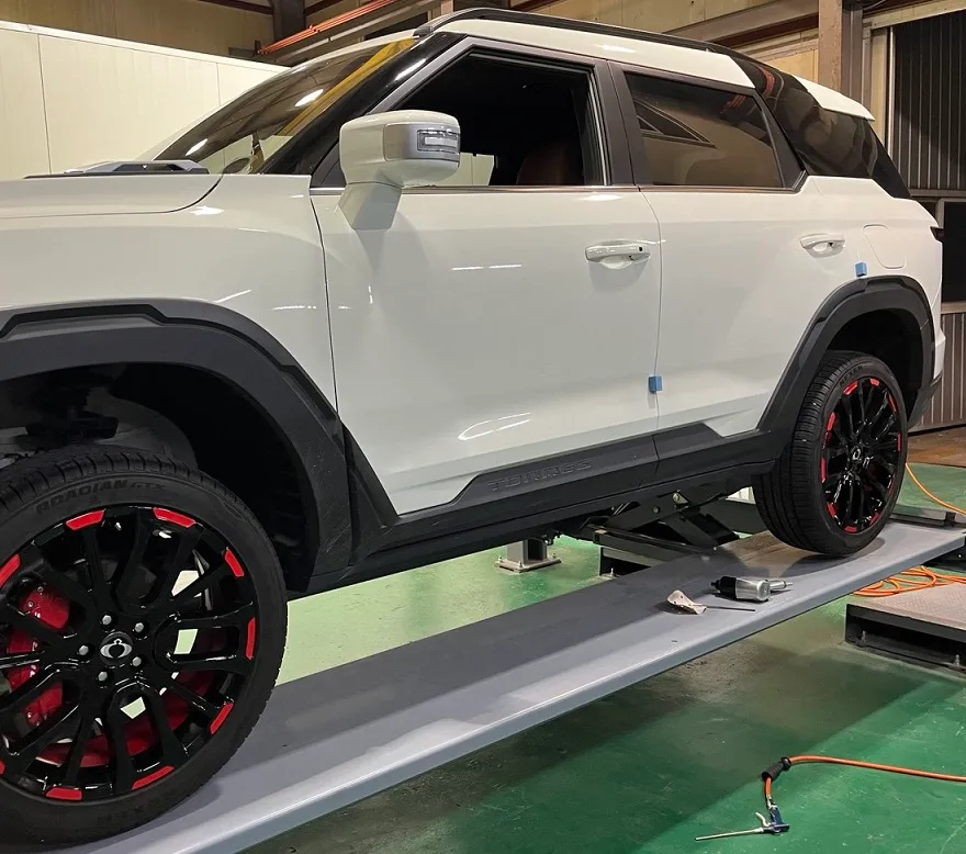 KG Mobility Torresのホイールリペア・塗装事例 施工写真 4-1