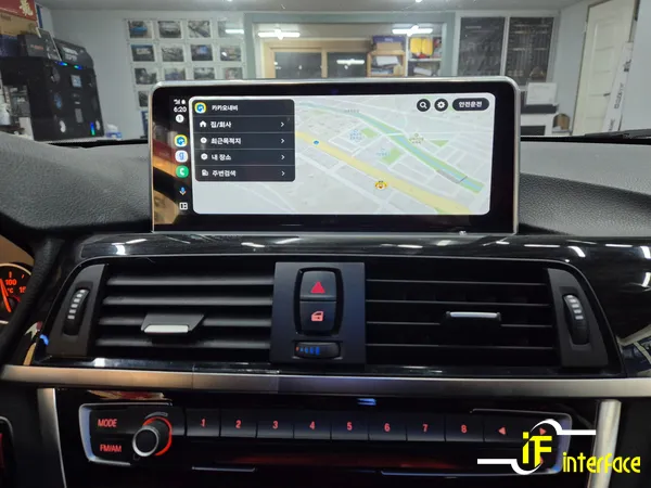 BMW 4 SeriesのAndroid Auto・CarPlay取付事例 施工写真 4-2