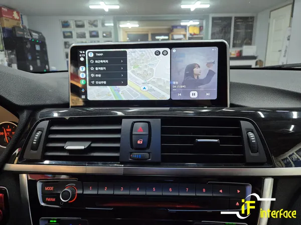 BMW 4 SeriesのAndroid Auto・CarPlay取付事例 施工写真 1-3