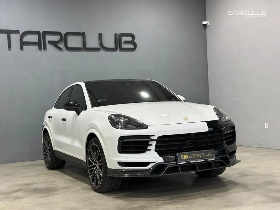 Porsche Cayenne Coupe body kit installation result