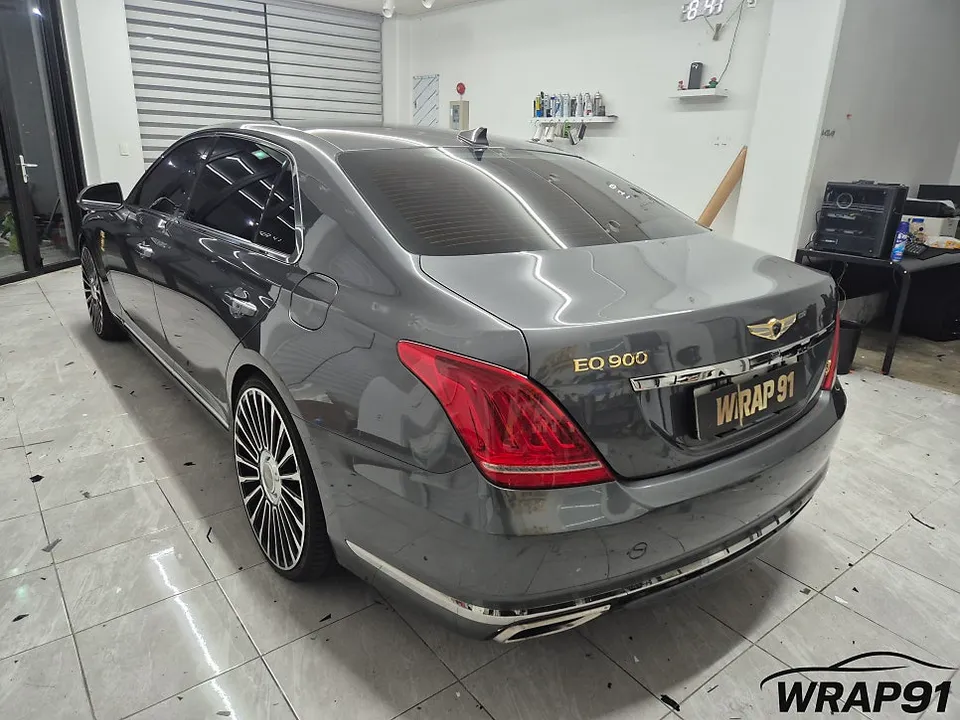 Genesis EQ900 vinyl wrap - Genesis EQ900 Vinyl Wrap Installation Review — Cost photo 6