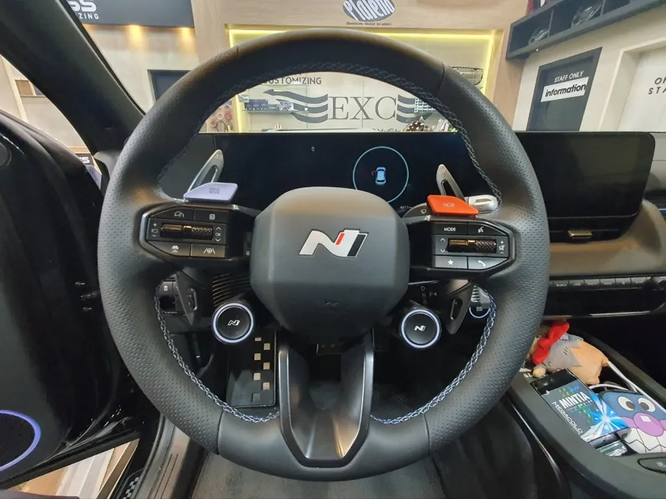 Hyundai IONIQ 5 N steering wheel - Hyundai IONIQ 5 N Steering Wheel Customization Review photo 3